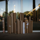 Poster tubes of all shapes and sizes.